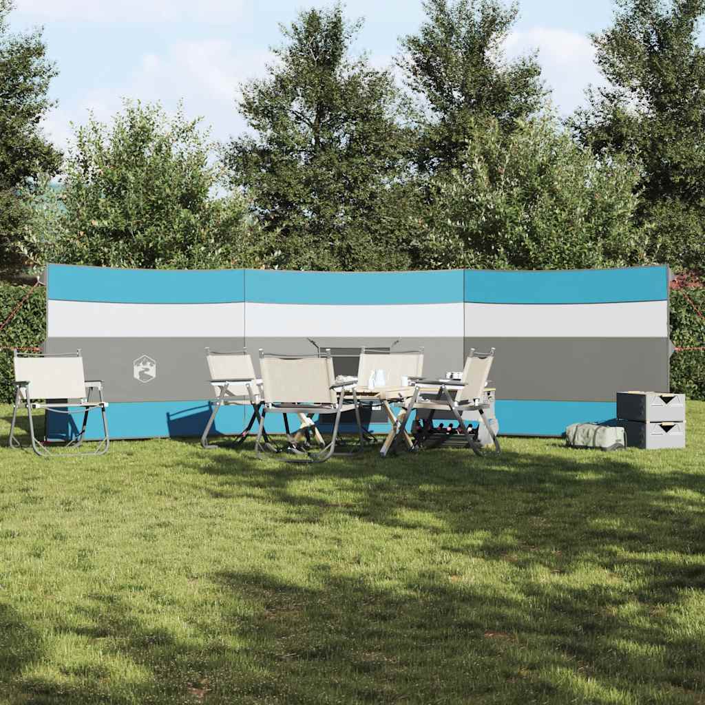 Frangivento da Campeggio Blu 508x130 cm Impermeabile