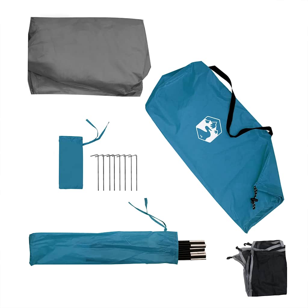 Frangivento da Campeggio Blu 508x130 cm Impermeabile