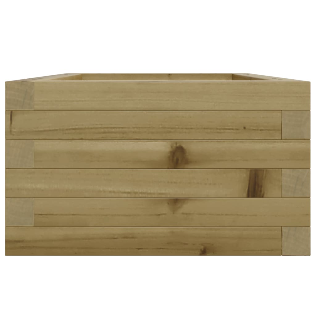 Fioriera da Giardino 40x40x23 cm in Legno di Pino Impregnato