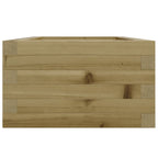 Fioriera da Giardino 40x40x23 cm in Legno di Pino Impregnato