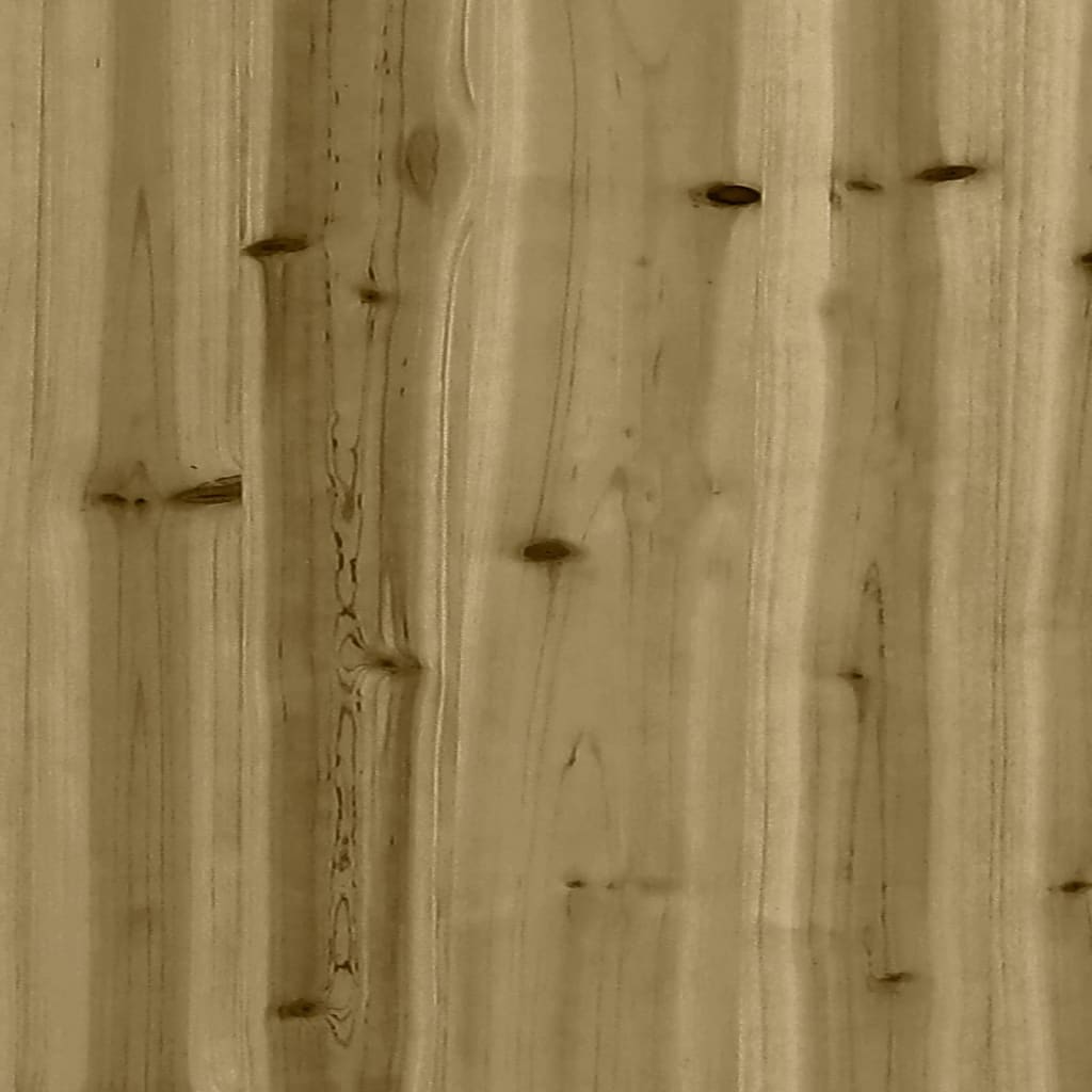 Fioriera da Giardino 40x40x23 cm in Legno di Pino Impregnato