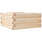 Fioriera da Giardino 50x50x23 cm in Legno Massello di Pino