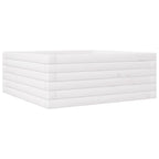 Fioriera da Giardino Bianca 60x60x23 cm Legno Massello di Pino