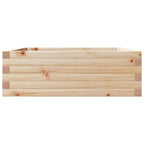Fioriera da Giardino 70x70x23 cm in Legno Massello di Pino