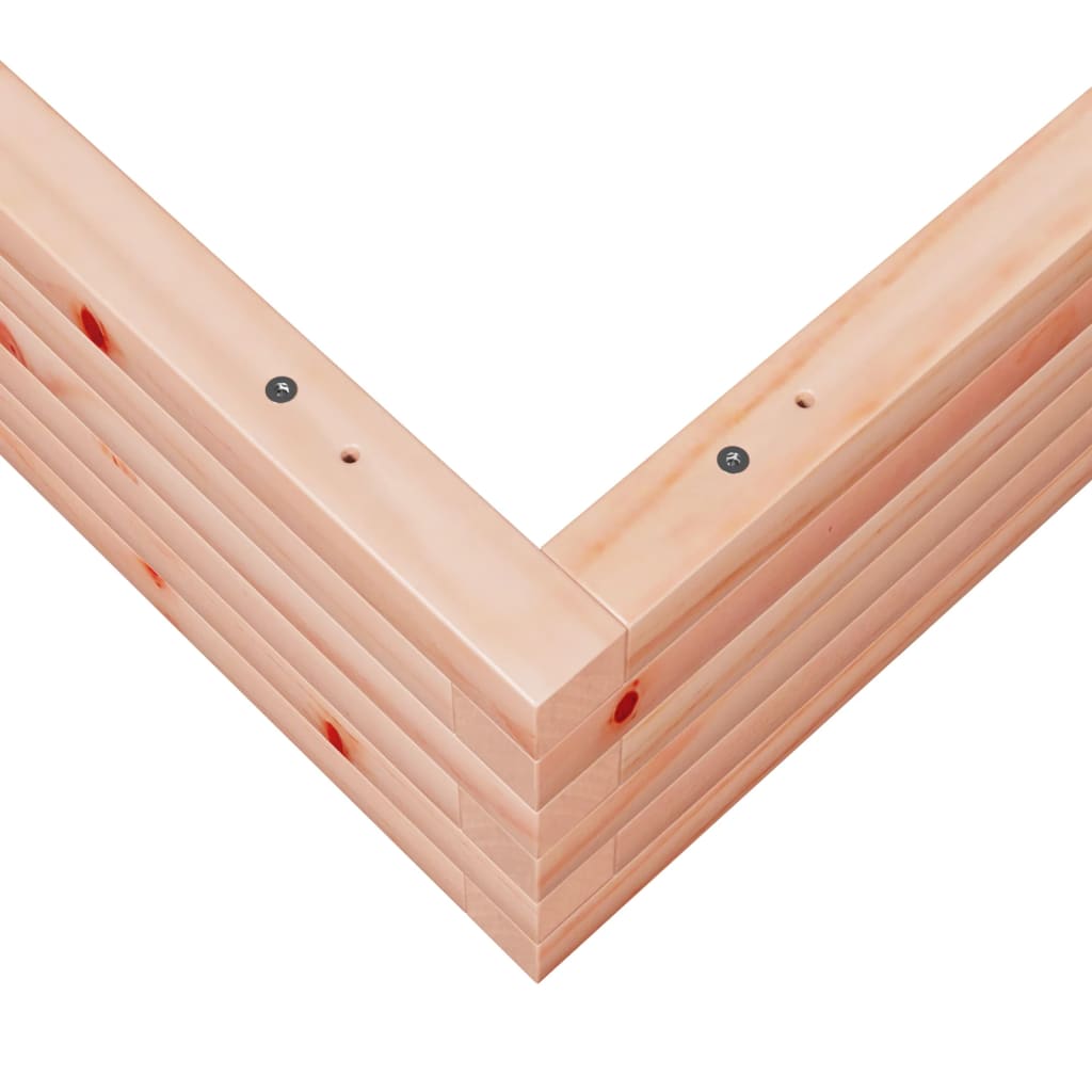 Fioriera da Giardino 110x110x23 cm Legno Massello di Douglas