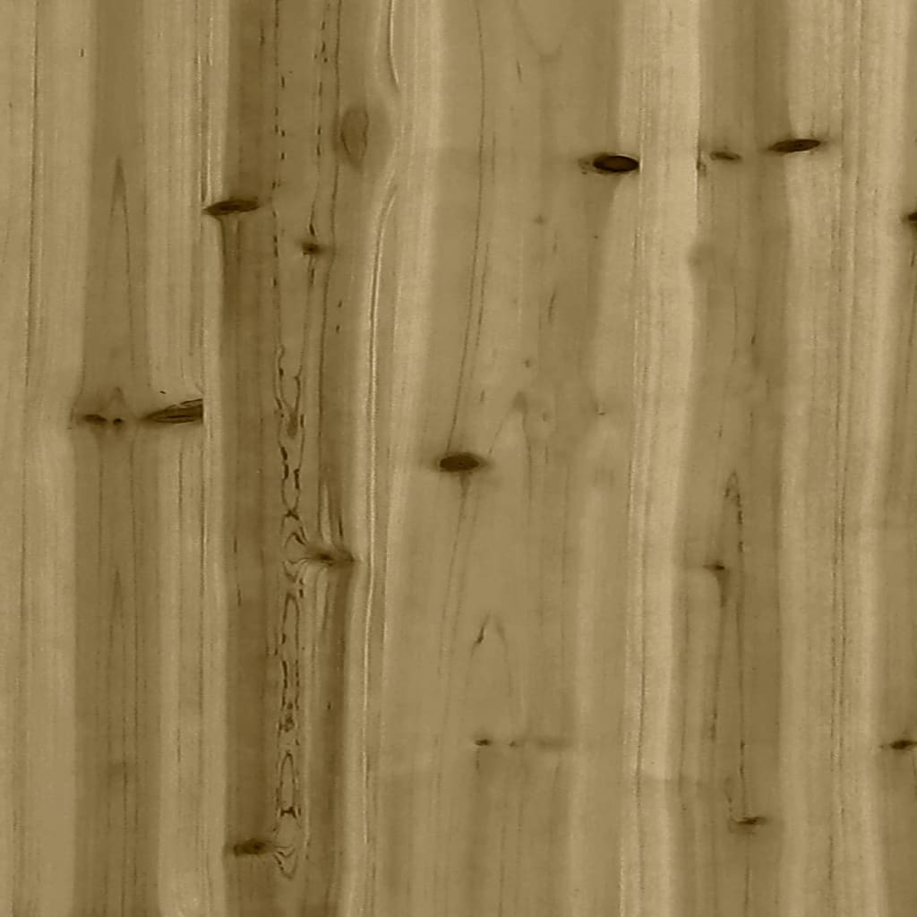 Fioriera da Giardino 90x60x23 cm in Legno di Pino Impregnato