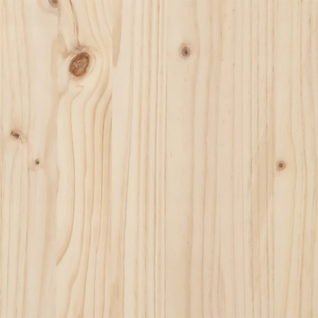 Fioriera da Giardino 50x50x45,5 cm in Legno Massello di Pino