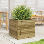 Fioriera da Giardino 50x50x45,5 cm in Legno di Pino Impregnato