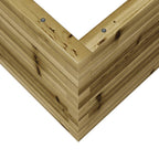 Fioriera da Giardino 50x50x45,5 cm in Legno di Pino Impregnato