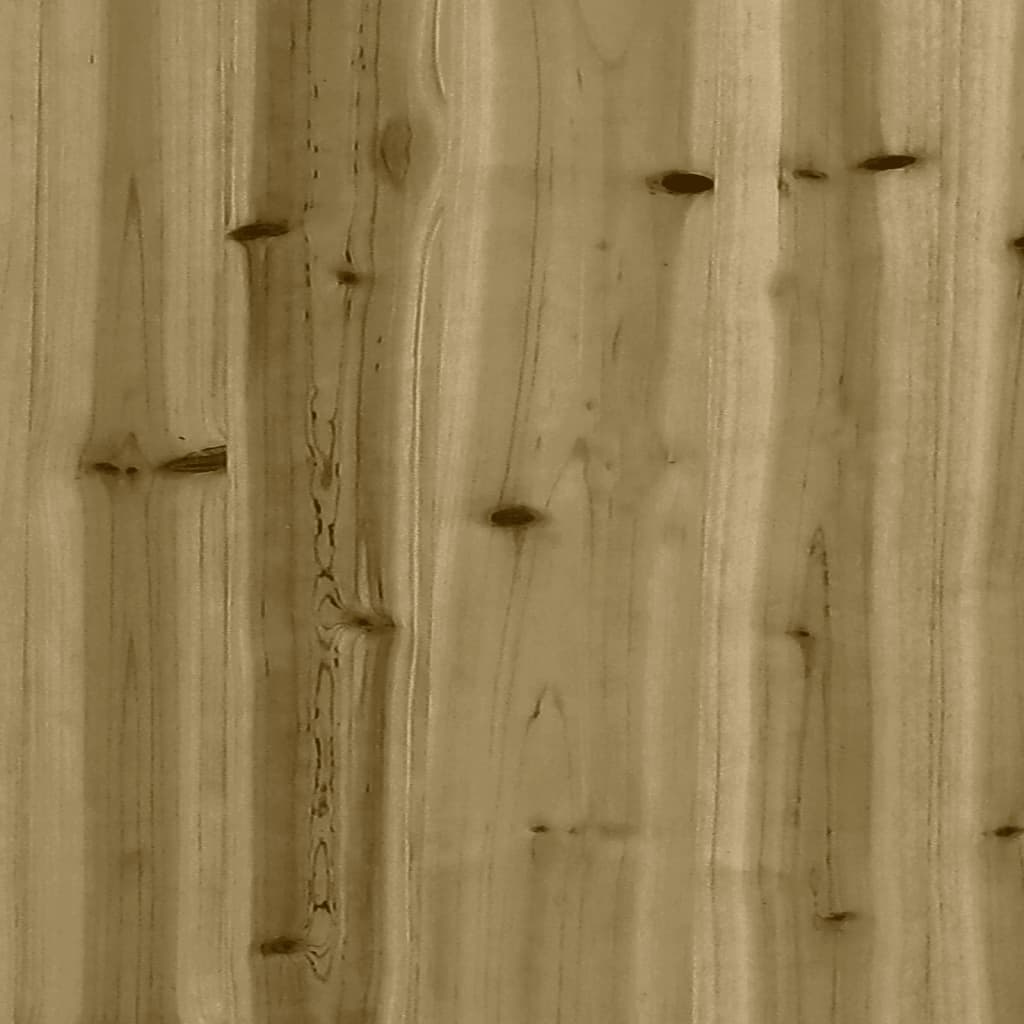 Fioriera da Giardino 50x50x45,5 cm in Legno di Pino Impregnato