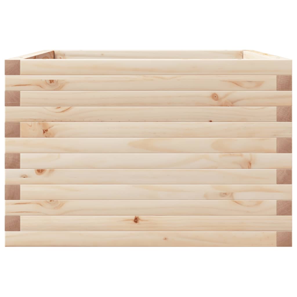 Fioriera da Giardino 70x70x45,5 cm in Legno Massello di Pino