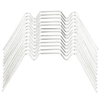 Clip per Serre 100 pz Tipo W in Acciaio Zincato