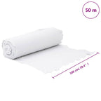 Membrana Geotessile Bianca 1x50 m in Fibra di Poliestere