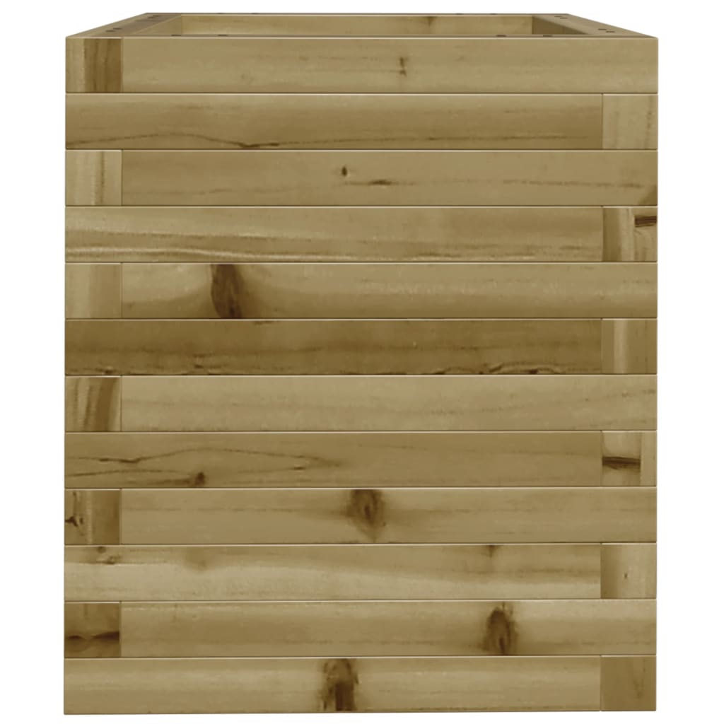 Fioriera da Giardino 40x40x46 cm in Legno di Pino Impregnato