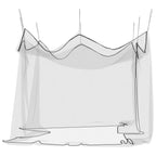Zanzariera per Esterni 220 Maglie Nero 300x300x250 cm