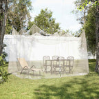 Zanzariera per Esterni 220 Maglie Bianca 300x300x250 cm