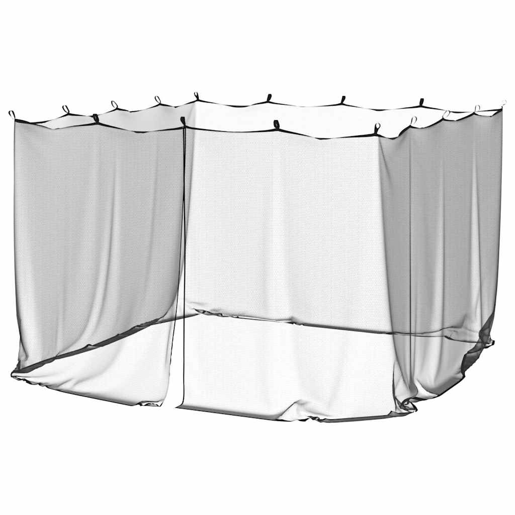 Zanzariera per Esterni 220 Maglie Nero 300x300x200 cm