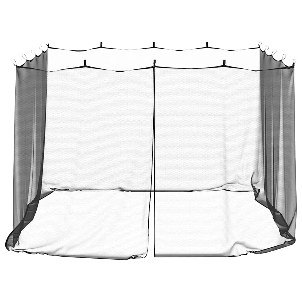 Zanzariera per Esterni 220 Maglie Nero 300x300x200 cm