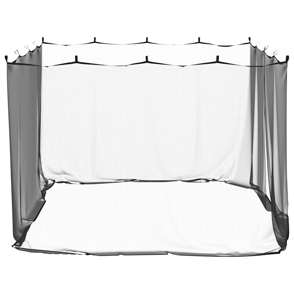 Zanzariera per Esterni 220 Maglie Nero 300x300x200 cm