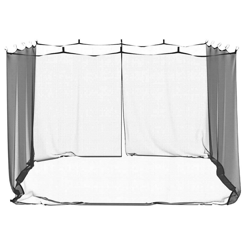 Zanzariera per Esterni 220 Maglie Nero 300x300x200 cm