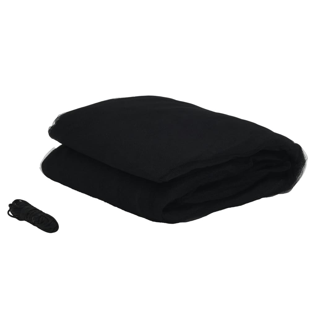 Zanzariera per Ombrellone 220 Rete Nera Φ330x250 cm