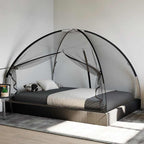 Zanzariera Mongolia con Porte 220 Rete Nera 200x150x140 cm
