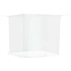 Zanzariera Sospesa 156 Rete Bianca 220x120x150 cm