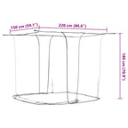 Zanzariera Sospesa 156 Rete Bianca 220x150x180 cm