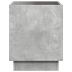 Comodino con LED Infinity Grigio Cemento 40x40x50 cm