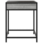 Comodino con LED Infinity Grigio Sonoma 40x40x51 cm