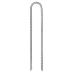 Picchetti Tenda 12 pz a Forma di U 30 cm Ø7 mm Acciaio Zincato