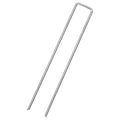 Picchetti da Terra a Forma di U 25pz 20x4 cm in Acciaio Zincato