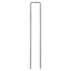 Picchetti da Terra a Forma di U 50pz 20x4 cm in Acciaio Zincato