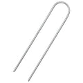 Picchetti da Terra a Forma di U 25pz 15x3,5 cm Acciaio Zincato