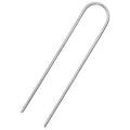 Picchetti da Terra a Forma di U 50 pz 15x3,5 cm Acciaio Zincato