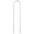 Picchetti da Terra a Forma di U 25 pz 20x3,5 cm Acciaio Zincato
