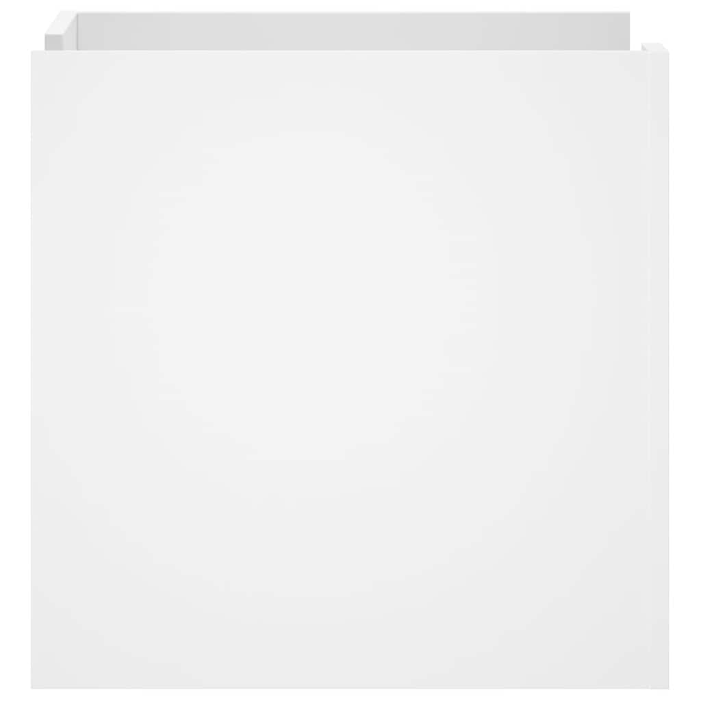 Comodino Bianco 45x50x50 cm in Truciolato