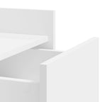 Comodino Bianco 45x50x65 cm in Legno Multistrato