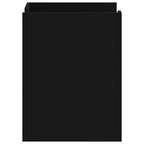 Comodino Nero 45x50x65 cm in Legno Multistrato