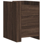 Comodino Rovere Marrone 45x50x65 cm in Legno Multistrato