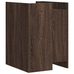 Comodino Rovere Marrone 45x50x65 cm in Legno Multistrato