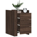 Comodino Rovere Marrone 45x50x65 cm in Legno Multistrato