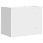 Comodini a Muro 2 pz Bianchi 45x30x35 cm
