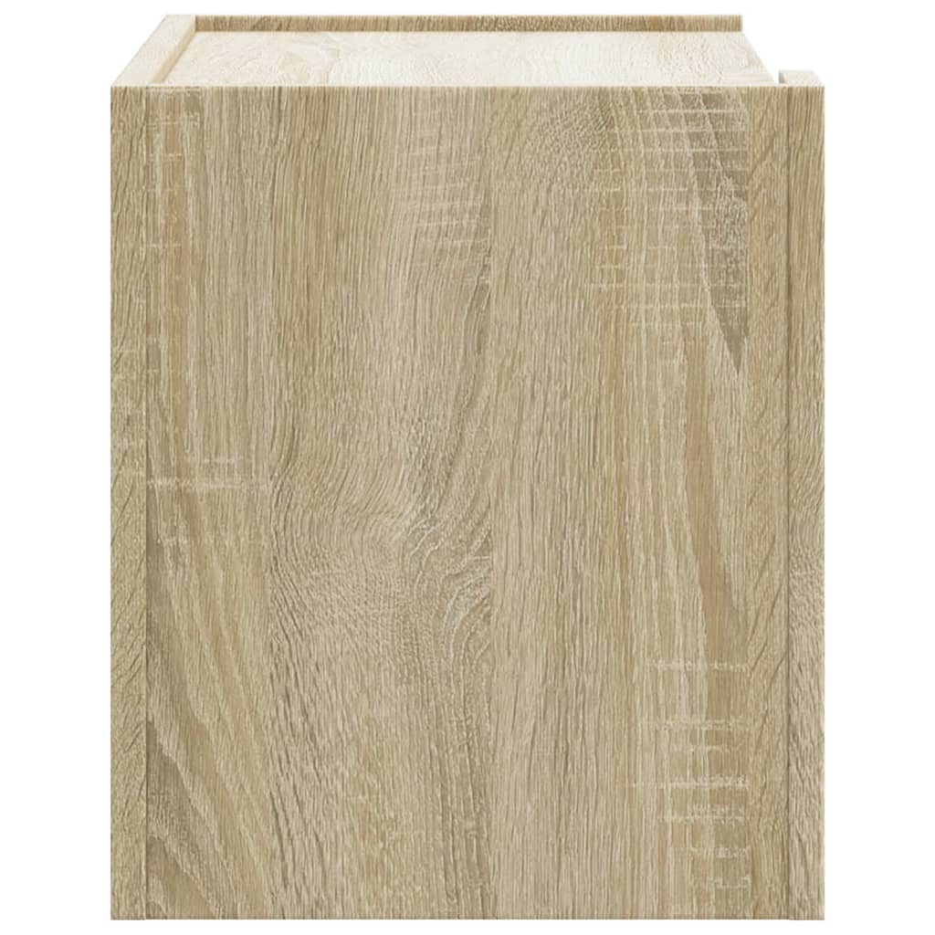 Comodino a Muro Rovere Sonoma 45x30x35 cm