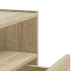 Comodini a Muro 2 pz Rovere Sonoma 45x30x35 cm