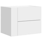 Comodino a Parete Bianco 45x30x35 cm