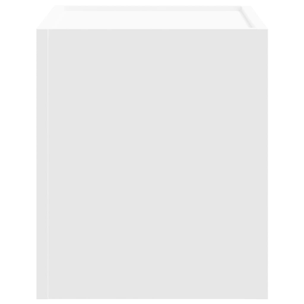 Comodino a Parete Bianco 45x30x35 cm
