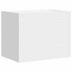 Comodino a Parete Bianco 45x30x35 cm