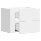 Comodino a Parete Bianco 45x30x35 cm