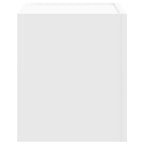 Comodini a Muro 2 pz Bianchi 45x30x35 cm
